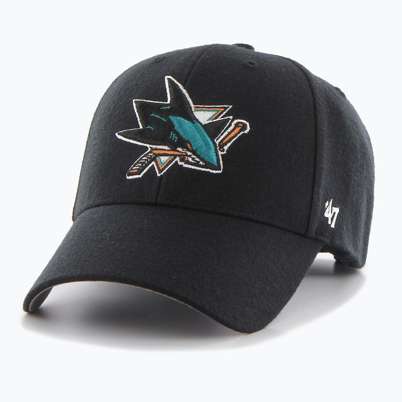 Kepuraitė su snapeliu 47 Brand NHL San Jose Sharks MVP black