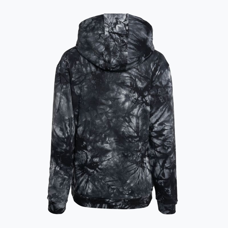 Moterų STRONG ID Tie-Dye Pullover Hoodie Black Z2T00490 6
