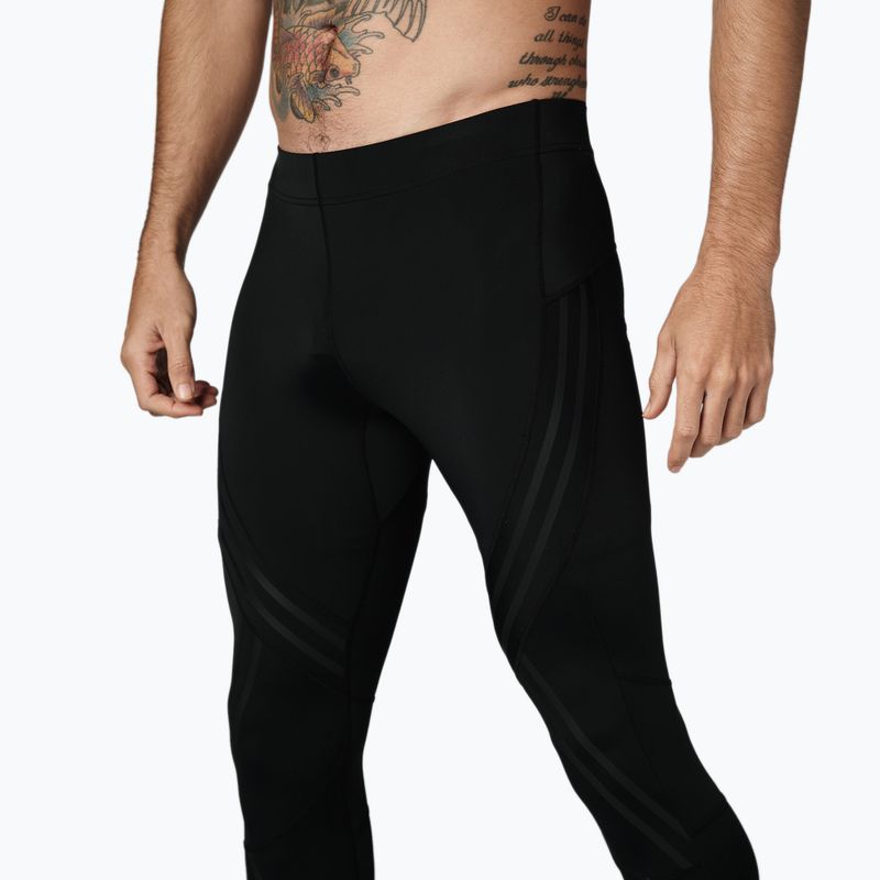 Vyriški STRONG ID Geometric Compression treniruočių antblauzdžiai juodi Z2B00259 4