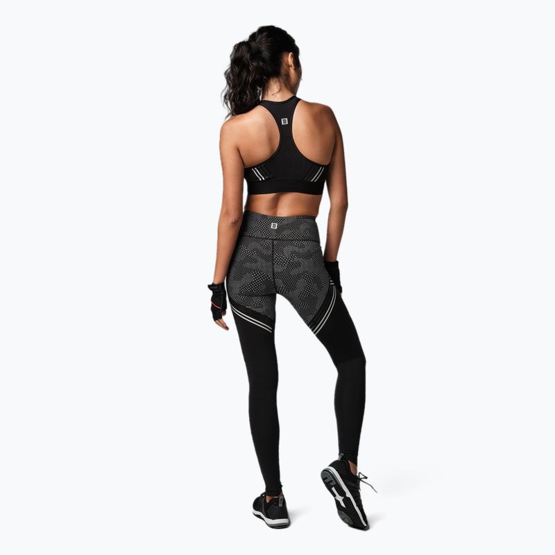 STRONG ID Make The Cut fitneso liemenėlė juoda-pilka Z1T02692 2