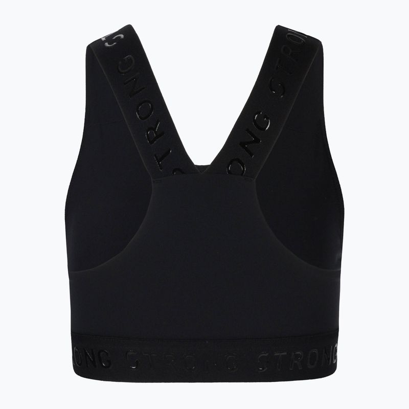 STRONG ID Essential Sportinė fitneso liemenėlė juoda Z1T02694 6