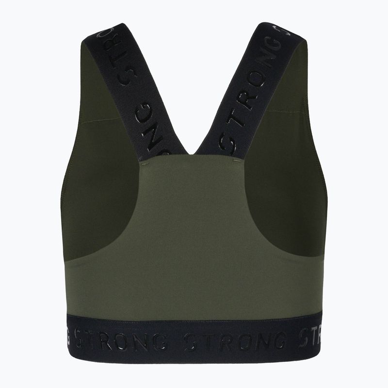 STRONG ID Essential Sportinė žalia fitneso liemenėlė Z1T02695 5