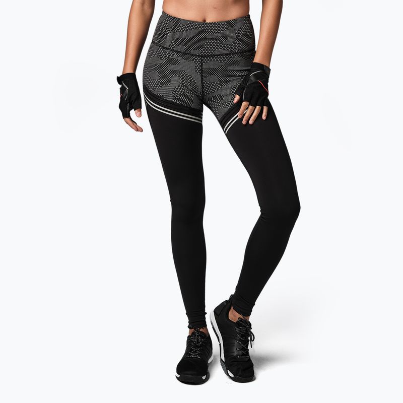 Moteriškos tamprės STRONG ID Performance black-grey Z1B01337 2