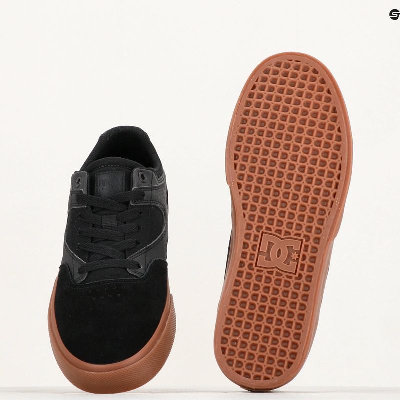Vyriški batai DC Kalis Vulc black/black/gum 10