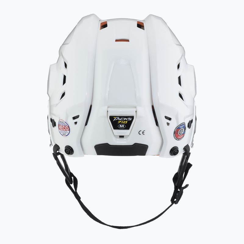 CCM Tacks 710 baltas ledo ritulio šalmas 4