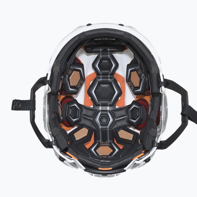 CCM Tacks 710 baltas ledo ritulio šalmas 5