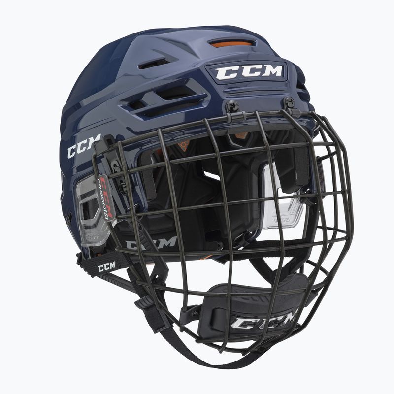 CCM Tacks 710 Combo ledo ritulio šalmas tamsiai mėlynos spalvos