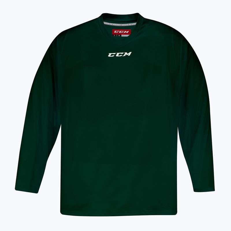 Vyriški ledo ritulio marškinėliai ilgomis rankovėmis CCM 5000 SR dark green