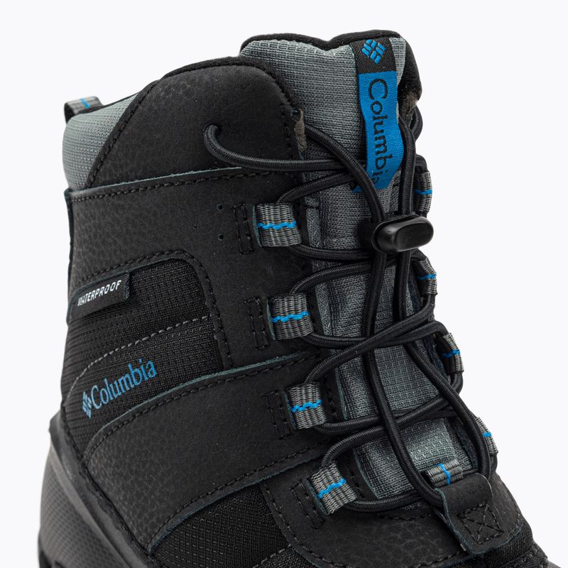 Columbia Rope Tow III WP Boy vaikiški sniego batai juodi/tamsios spalvos kompasas 8