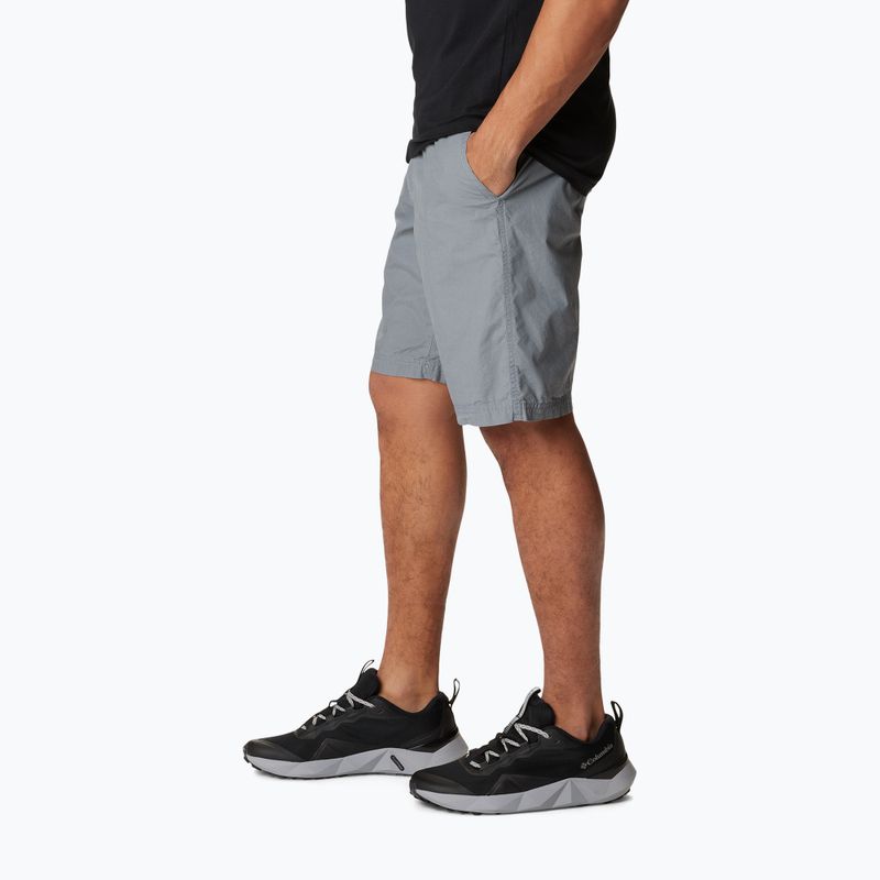 Columbia Washed Out vyriški šortai trekkingui pilkos spalvos 1491953021 3
