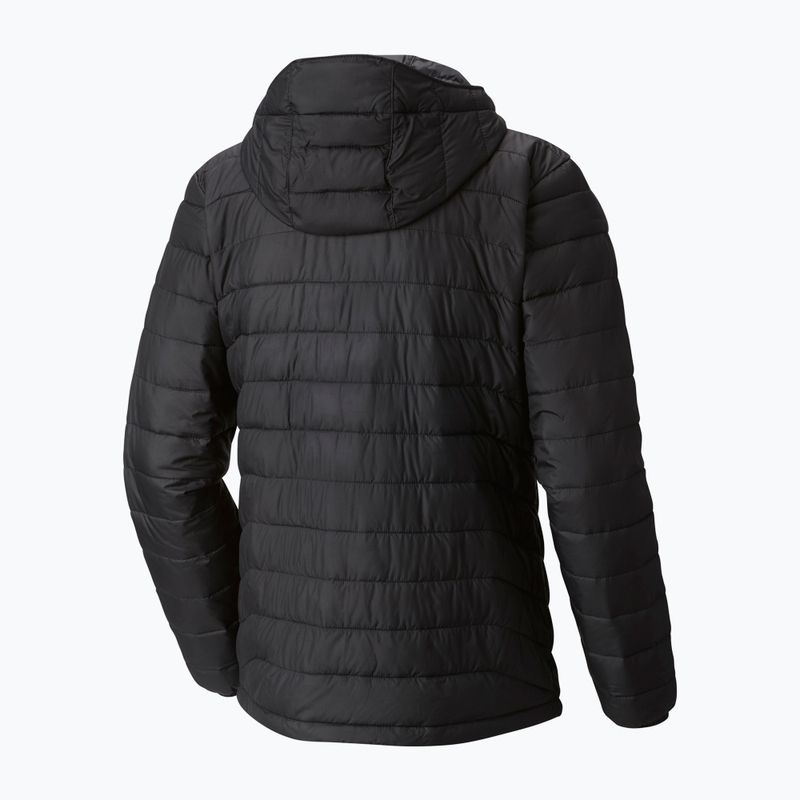 Columbia Powder Lite Hooded vyriška pūkinė striukė juoda 1693931 3