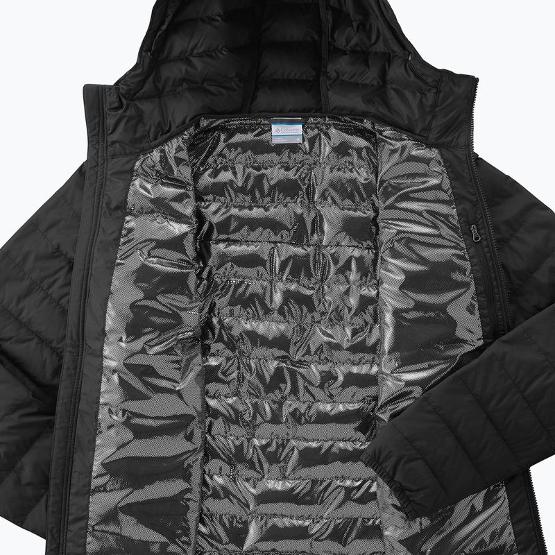 Columbia Powder Lite Hooded vyriška pūkinė striukė juoda 1693931 4