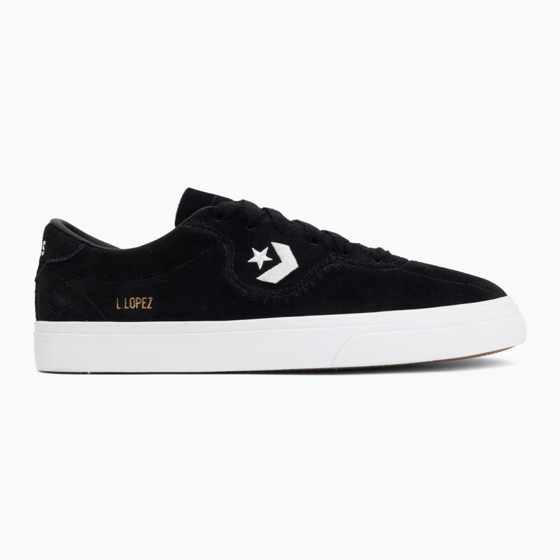 Converse Louie Lopez Pro Suede Ox black/black/white batai 2