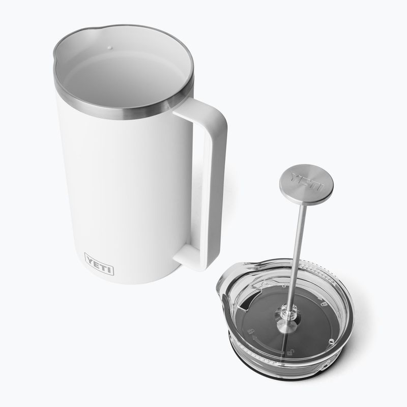 Kavos virimo aparatas YETI French Press 1,9 l white 5