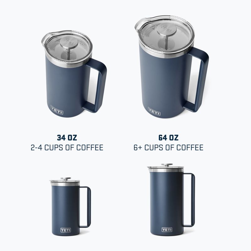 Kavos virimo aparatas YETI French Press 1,9 l navy 14