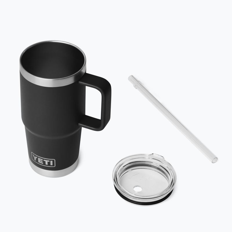 Termosas YETI Rambler Straw 739 ml black 4