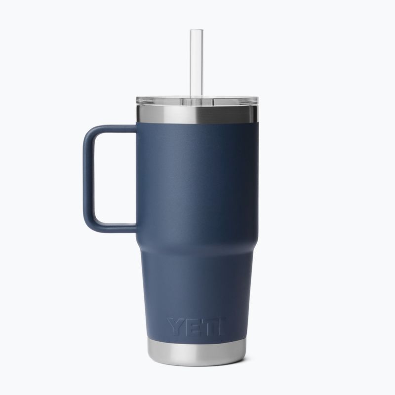 Termosas YETI Rambler Straw 739 ml navy 2