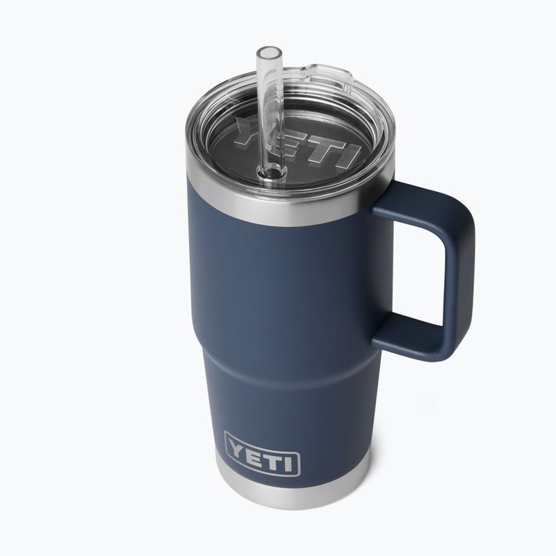 Termosas YETI Rambler Straw 739 ml navy 3