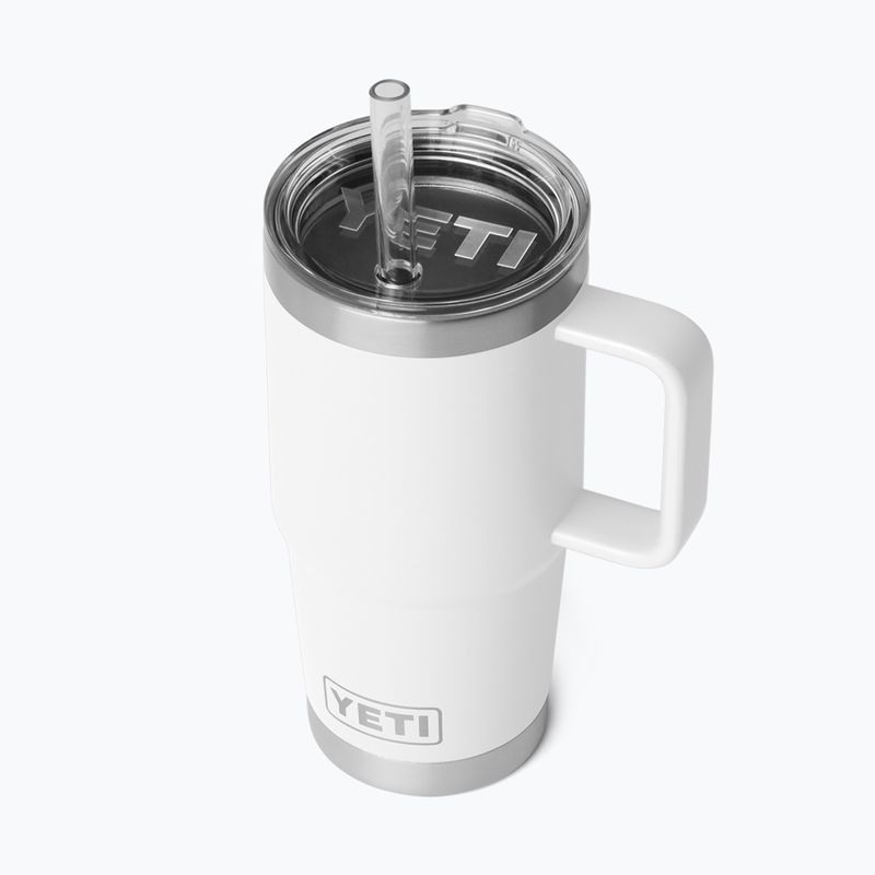 Termosas YETI Rambler Straw 739 ml white 3