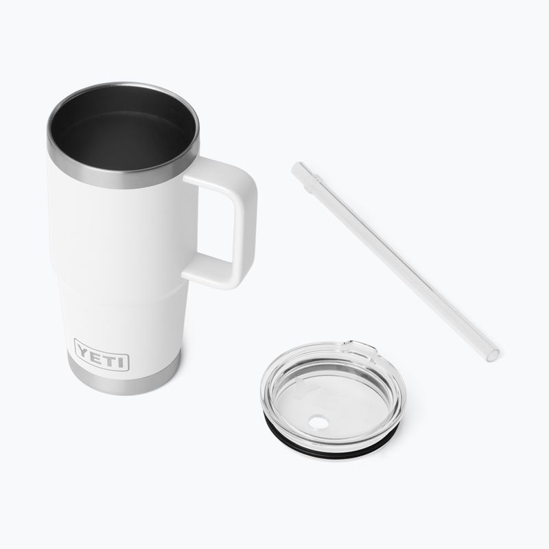 Termosas YETI Rambler Straw 739 ml white 4