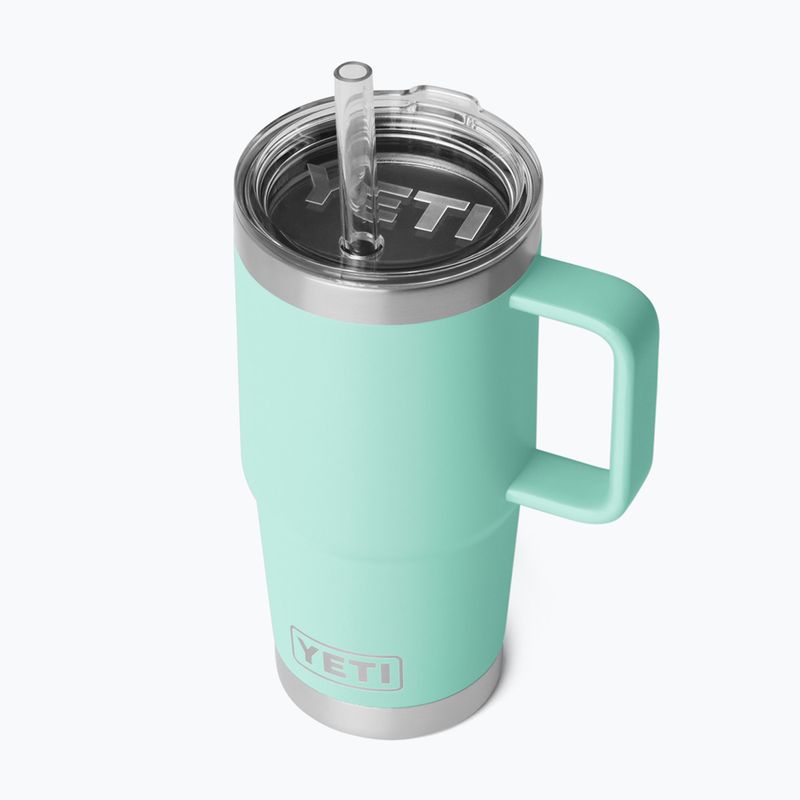 Termosas YETI Rambler Straw 739 ml seafoam 3