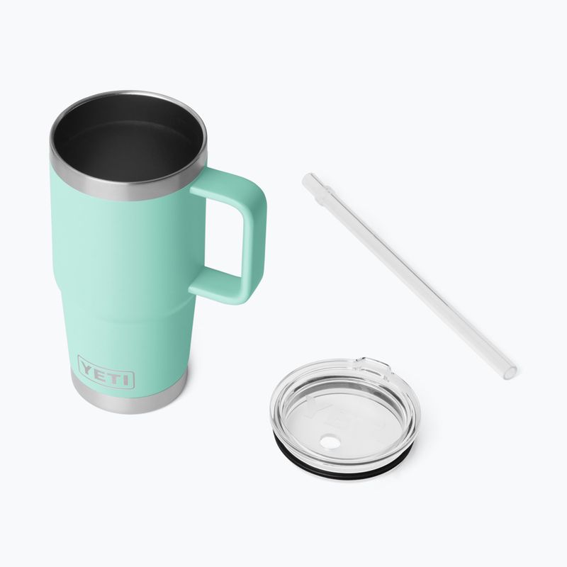 Termosas YETI Rambler Straw 739 ml seafoam 4