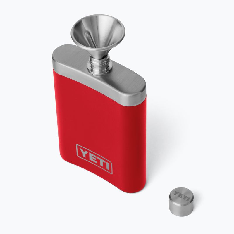 Kraujospūdžio gertuvė YETI Flask 200 ml rescue red 5