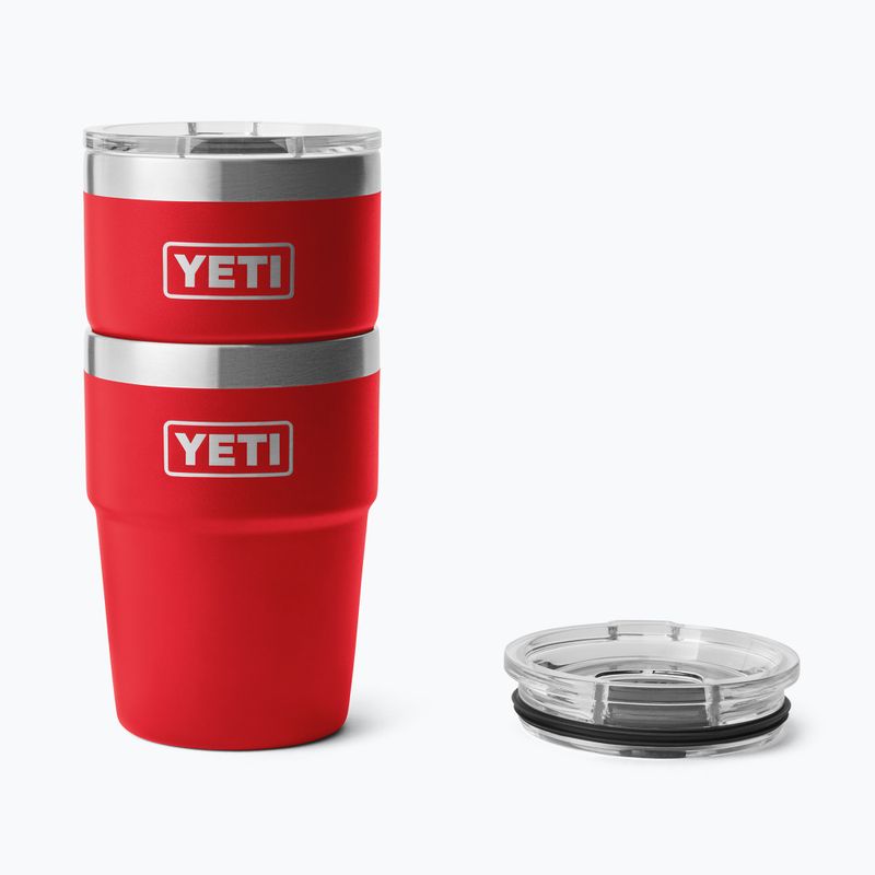 Termosas YETI Rambler Stackable 473 ml rescue red 4