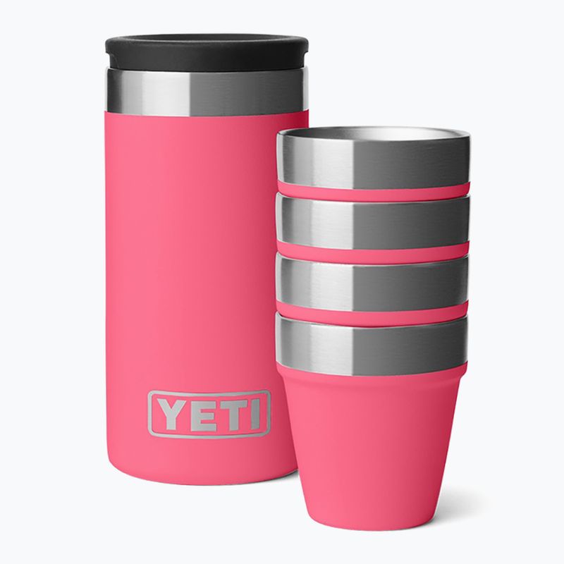 Turistinės taurės YETI Shot 48 ml 4 pcs. tropical pink