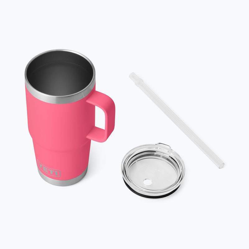 Termosas YETI Rambler Straw 739 ml tropical pink 4