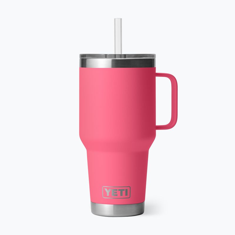 Termosas YETI Rambler Straw 1000 ml tropical pink
