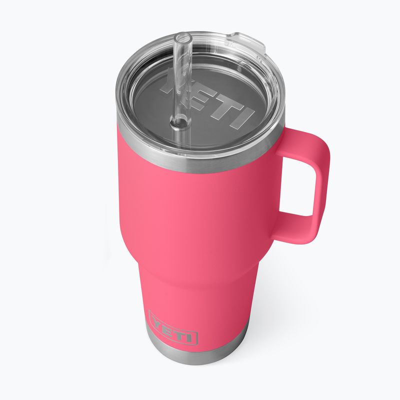Termosas YETI Rambler Straw 1000 ml tropical pink 3