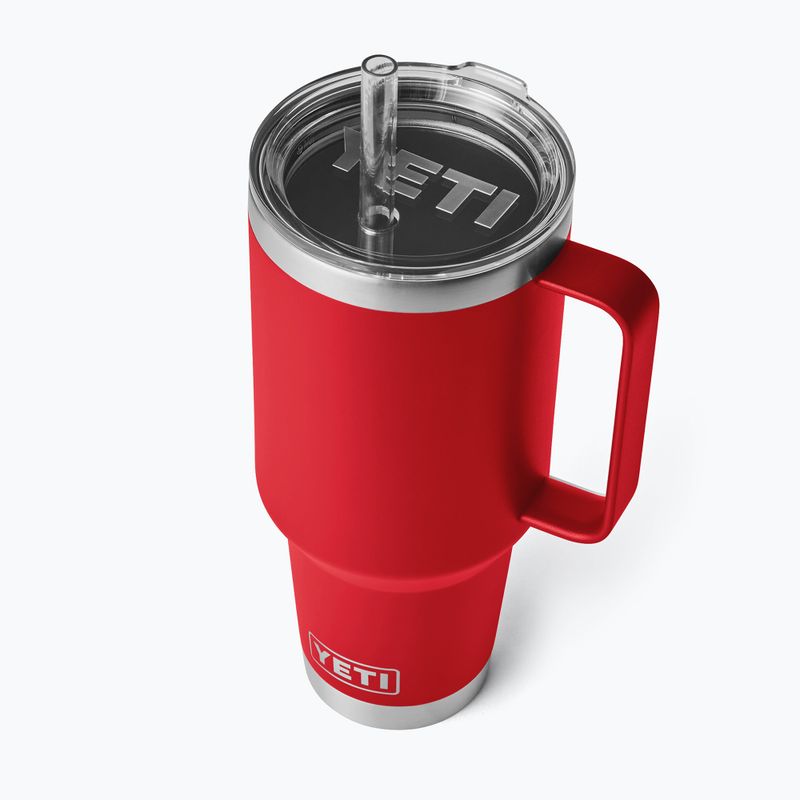 Termosas YETI Rambler Straw 1200 ml rescue red 3