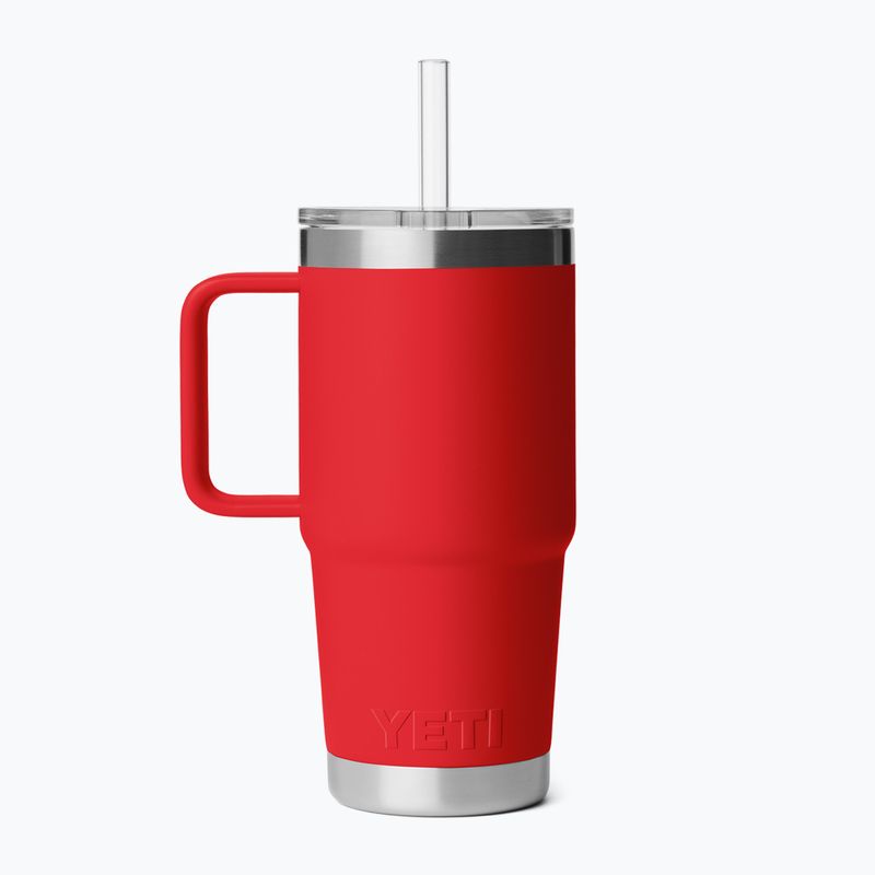 Termosas YETI Rambler Straw 739 ml rescue red 2