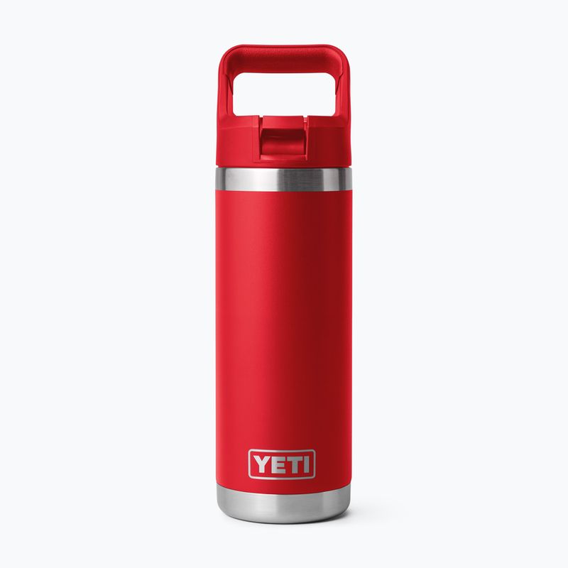 Termo gertuvė YETI Rambler C Straw 532 ml rescue red