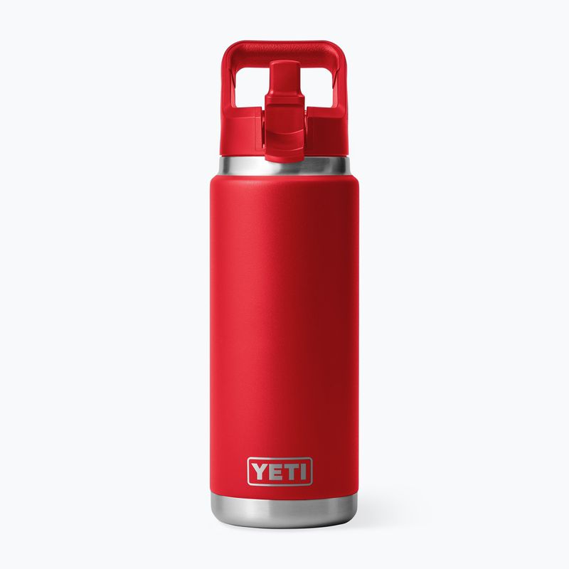Termo gertuvė YETI Rambler Straw 769 ml rescue red 3