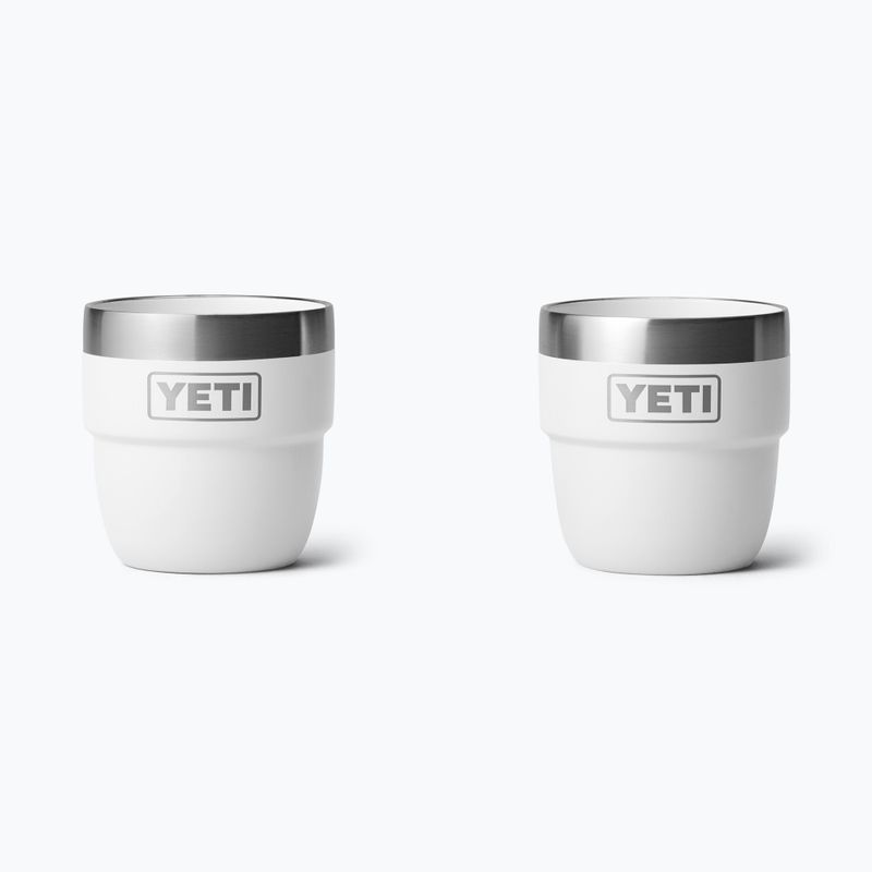 Puodelis YETI Rambler 118 ml 2 pcs. white