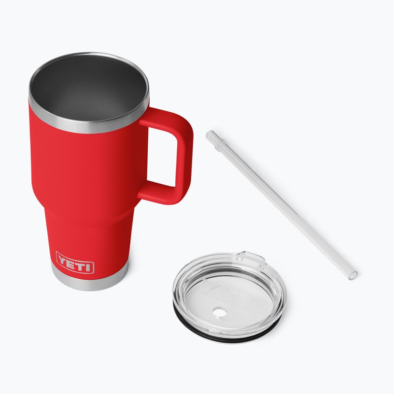 Termosas YETI Rambler Straw 1000 ml rescue red 4
