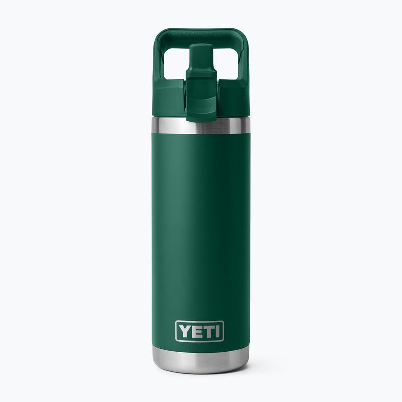 Termo gertuvė YETI Rambler C Straw 532 ml black forest green 3