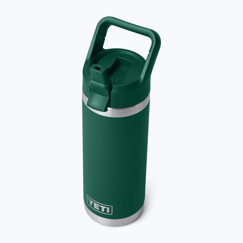 Termo gertuvė YETI Rambler C Straw 532 ml black forest green 5