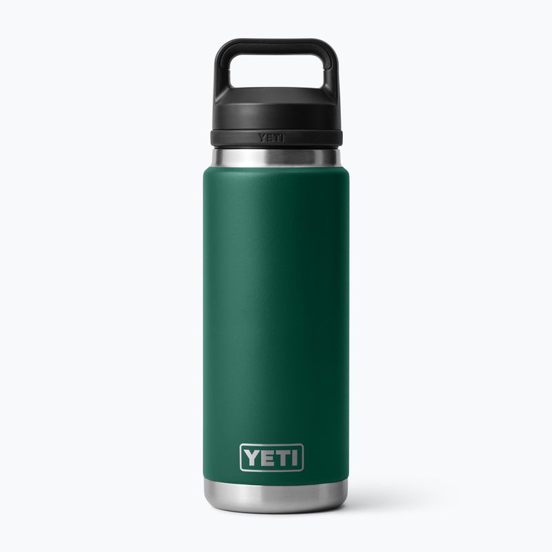 Termosas YETI Rambler Chug 760 ml black forest green