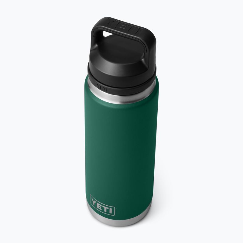 Termosas YETI Rambler Chug 760 ml black forest green 3