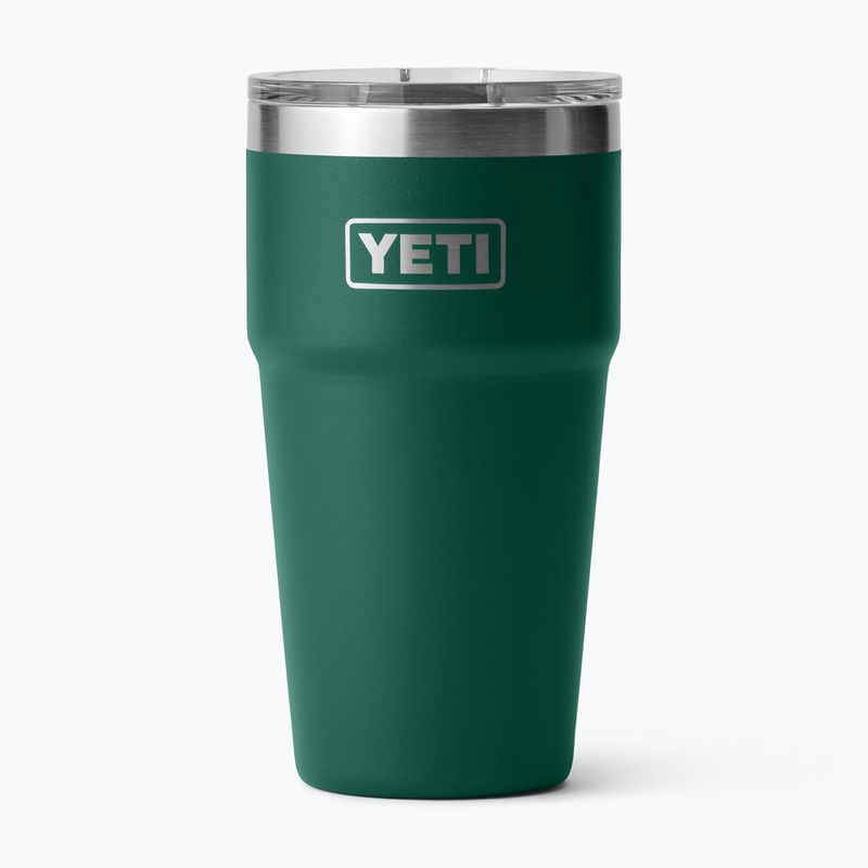 Termosas YETI Rambler Stackable 591 ml black forest green