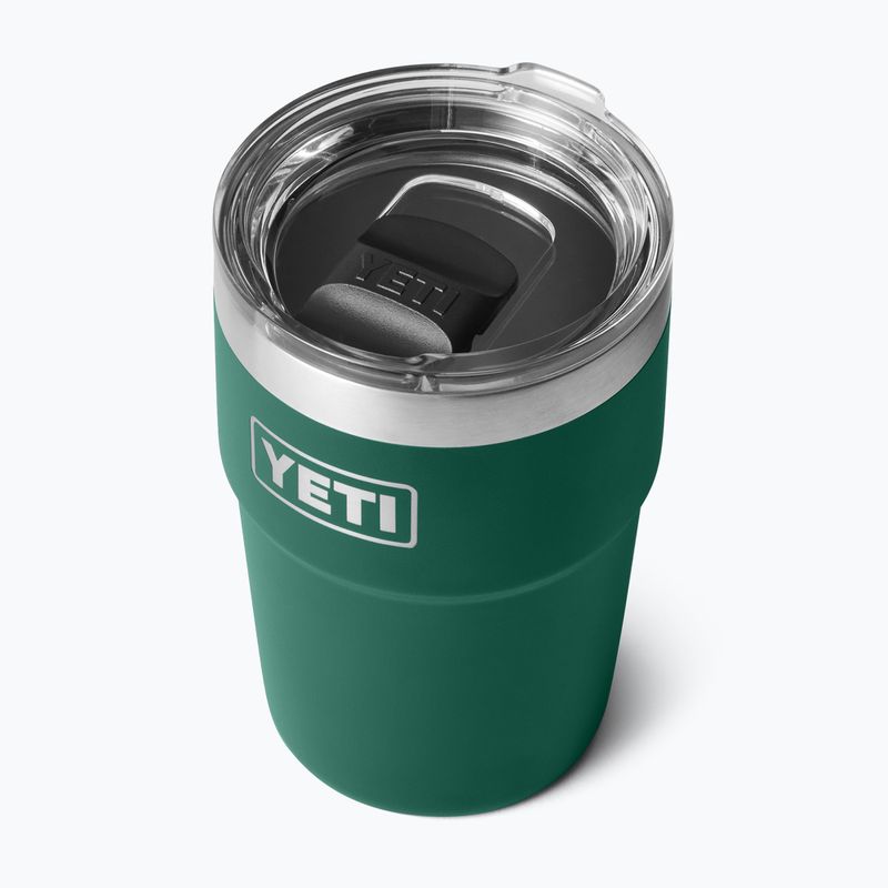 Termosas YETI Rambler Stackable 473 ml black forest green 3