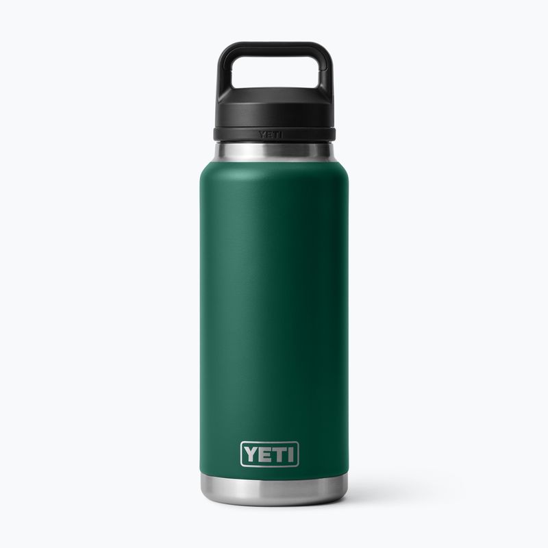 Termo gertuvė YETI Rambler Chug 1064 ml black forest green