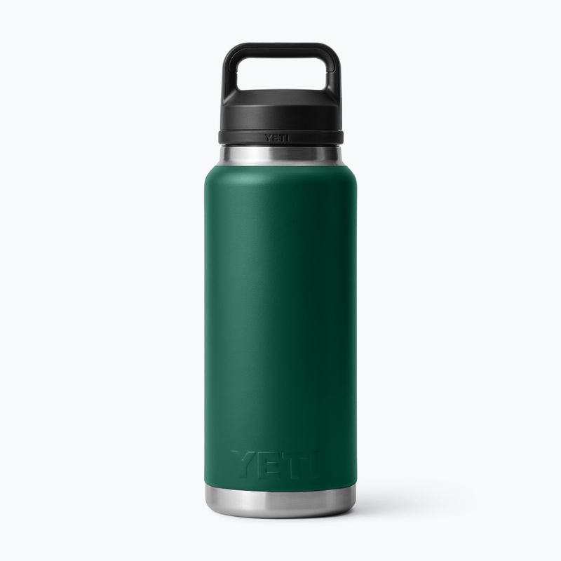 Termo gertuvė YETI Rambler Chug 1064 ml black forest green 2