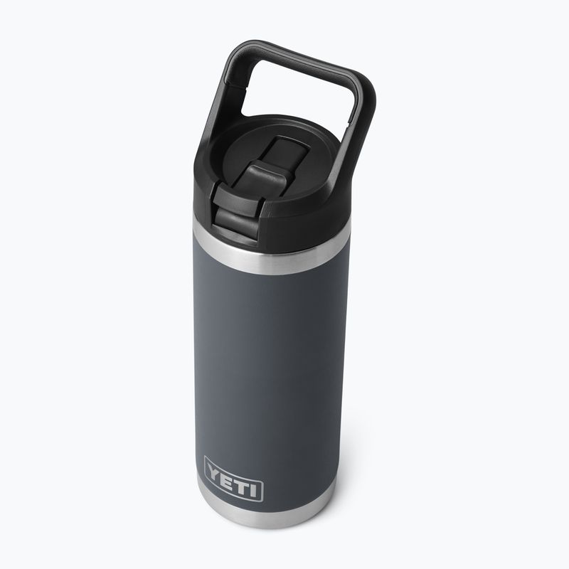 Termo gertuvė YETI Rambler C Straw 532 ml charcoal 4