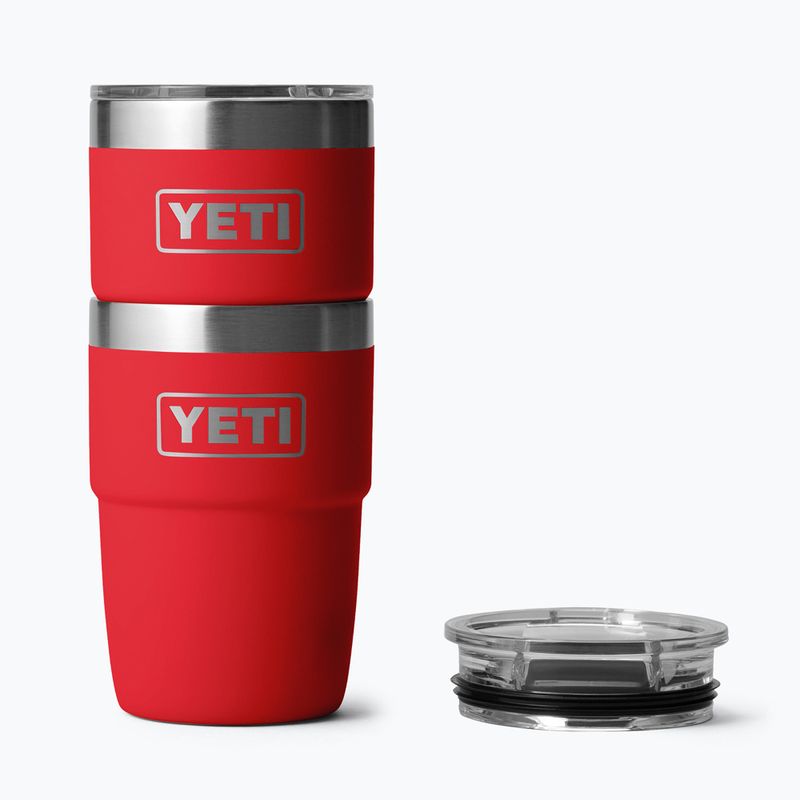 Termosas YETI Rambler Stackable 237 ml rescue red 4