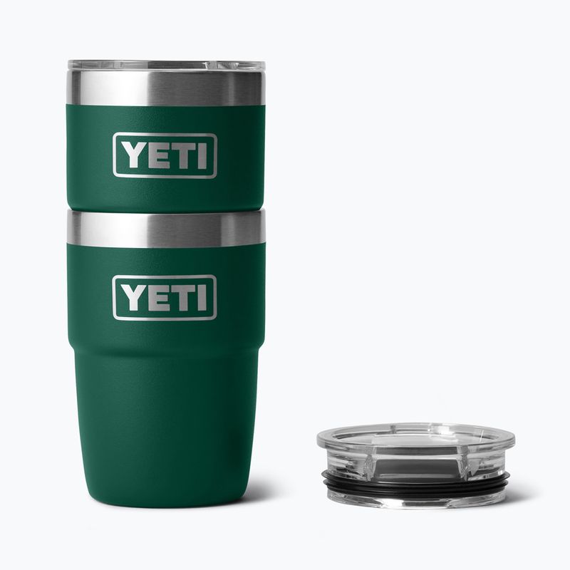 Termosas YETI Rambler Stackable 237 ml black forest green 4