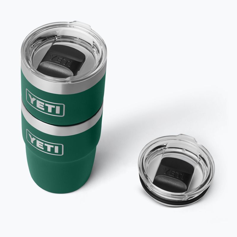 Termosas YETI Rambler Stackable 237 ml black forest green 5
